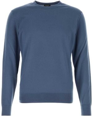 ZEGNA Crew-Neck Sweater - Blue