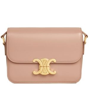 Celine T-Shirtn Triomphe Bag - Natural