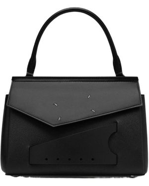 Maison Margiela Small Snatched Classique Tote Bag - Black