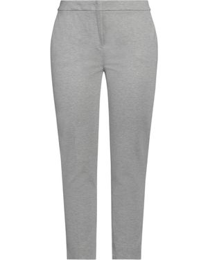 Max Mara Solid-Colored Stretch Trousers - Grey