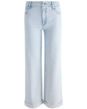 Alice + Olivia Belt-Loop Jeans - Blue