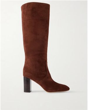 Loeffler Randall Goldy Suede Knee Boots - Brown