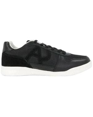 Armani Jeans Tie Casual Sports Shoes - Black