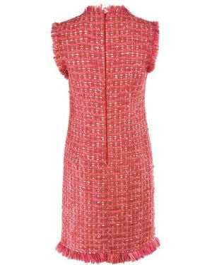 Moschino Round-Necked Sleeveless Dress - Pink