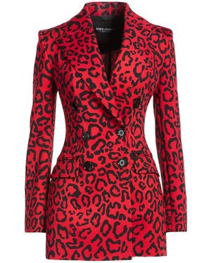 Dolce & Gabbana Double-Breasted Blazer - Red