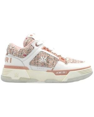 Amiri Ma-1 Tweed Trainers - Pink