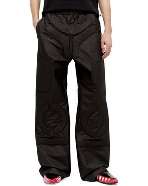 Walter Van Beirendonck Elastic Waistband Casual Trousers - Black
