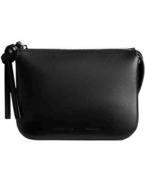 Phoebe Philo Leather Pocket Clutch - Black
