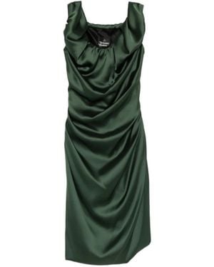 Vivienne Westwood Ginnie Amber Draped Dress - Green