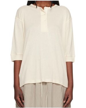 Studio Nicholson Short-Sleeved Top - White
