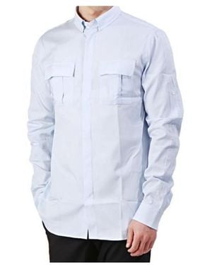 Balmain Long Sleeve Shirt - Blue