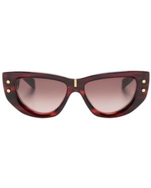 Balmain B-Muse Geometric-Frame Sunglasses - Pink