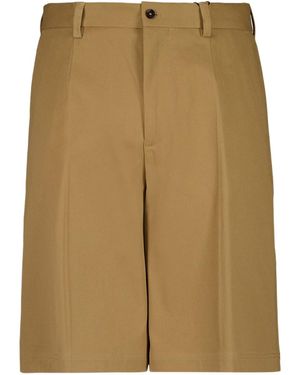 Dolce & Gabbana Pressed Crease Bermuda Shorts - Natural