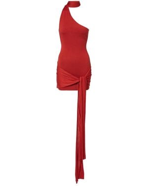 AYA MUSE Asymmetrical Dress - Red