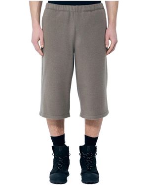 Rier Wool Fleece City Capri Trousers - Grey