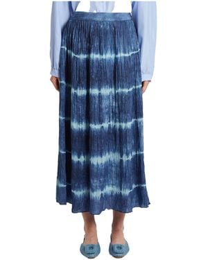 iBlues Elastic Waist Skirt - Blue