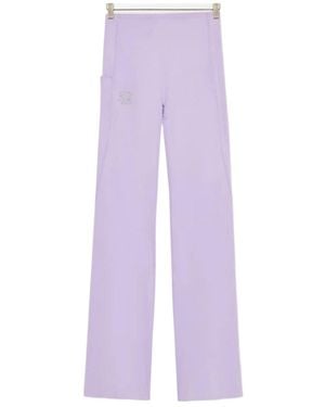 Loewe Soft Bootleg Trousers - Purple