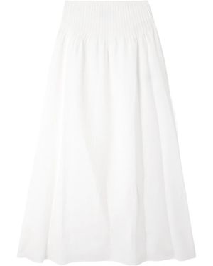 Gabriela Hearst Penelope Skirt - White