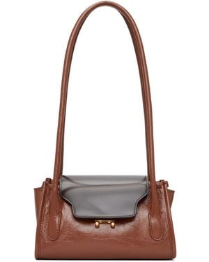 Marni Trunkette Mini Shoulder Bag - White