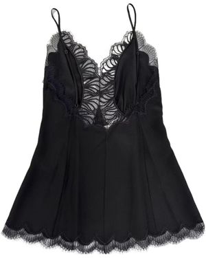 Stella McCartney Lace Suspenders - Black