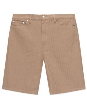 Samsøe & Samsøe Saeddie Striped Shorts - Natural