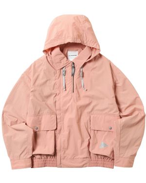 and wander High-Neck Jacket - Pink