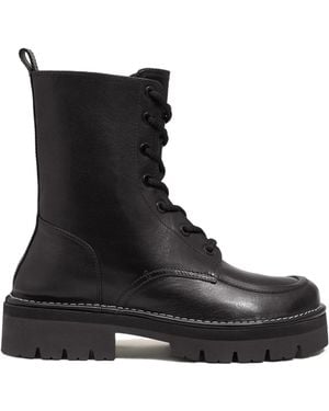 ami paris Round Toe Laced Ranger レザーブーツ Ami Paris Boots for Men | Online Sale up to 46% off | Lyst