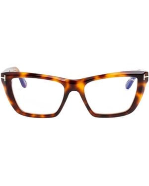 Tom Ford Eyewear Cat Eye Frame Glasses - White