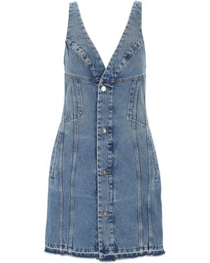 Stella McCartney Button-Front Dress - Blue