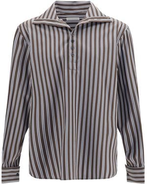 Dries Van Noten Striped Cotton Shirt - Multicolour