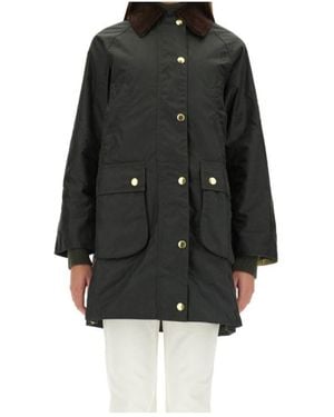 Barbour Long Beadnell Straight Hem Coat - Black
