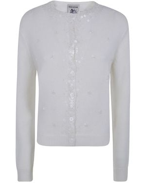 Semicouture Gipsy Sequin-Embellished Cardigan - Grey