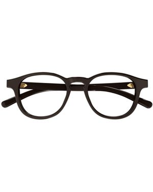 Gucci Eyewear Round Optical Glasses - White