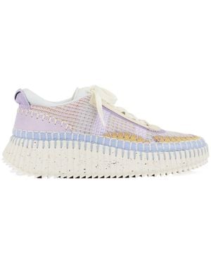 Chloé Fabric Nama Trainers - White