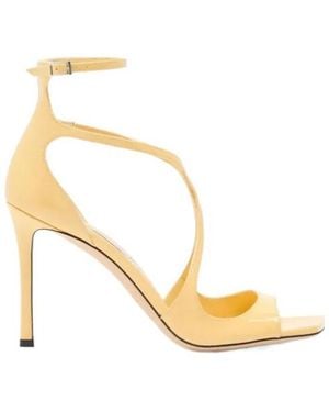 Jimmy Choo Azia Ankle-Strap Sandals - Metallic