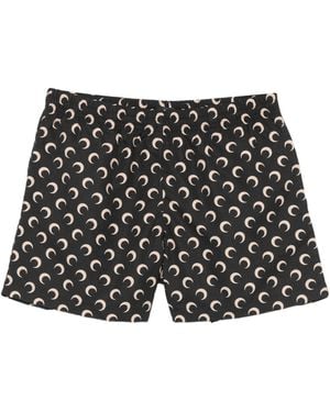 Marine Serre Moon Print Swim Shorts - Black