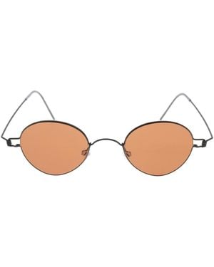 Lindberg Oval Frame Sunglasses - Multicolor