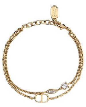 Dior Logo Pendant Necklace - Metallic
