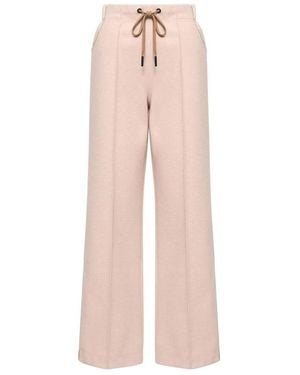 Moncler Grenoble Drawstring Flannel Pants - Pink