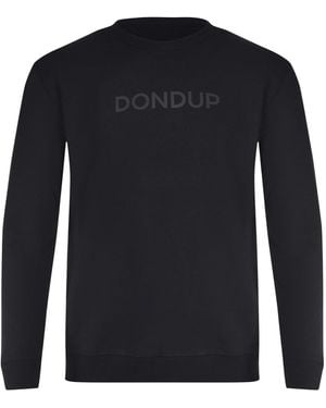 Dondup Logo Crew Neck Sweatshirt - Blue