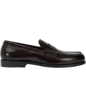 Henderson Vito Glossy Loafers - Black