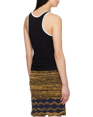 Wales Bonner Sonic Tank Top - Black