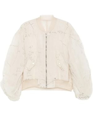 Rick Owens Long-Sleeved Casual Jacket - Natural