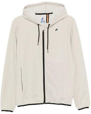 K-Way Journeer Travel Hooded Jacket - White