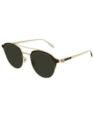 McQueen Logo Sunglasses - Metallic