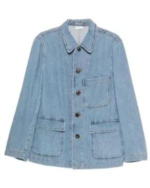 Dries Van Noten Denim Shirt Jacket - Blue