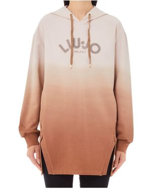 Liu Jo Rhinestone-Embellished Hoodie - Multicolor