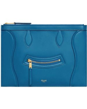 Celine Medium Pouch - Blue