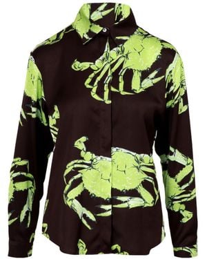 MSGM Long-Sleeved Shirt - Green