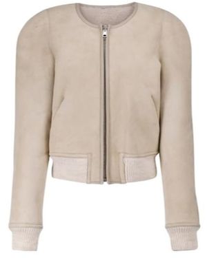 Isabel Marant Boden Reversible Shearling Jacket - Natural